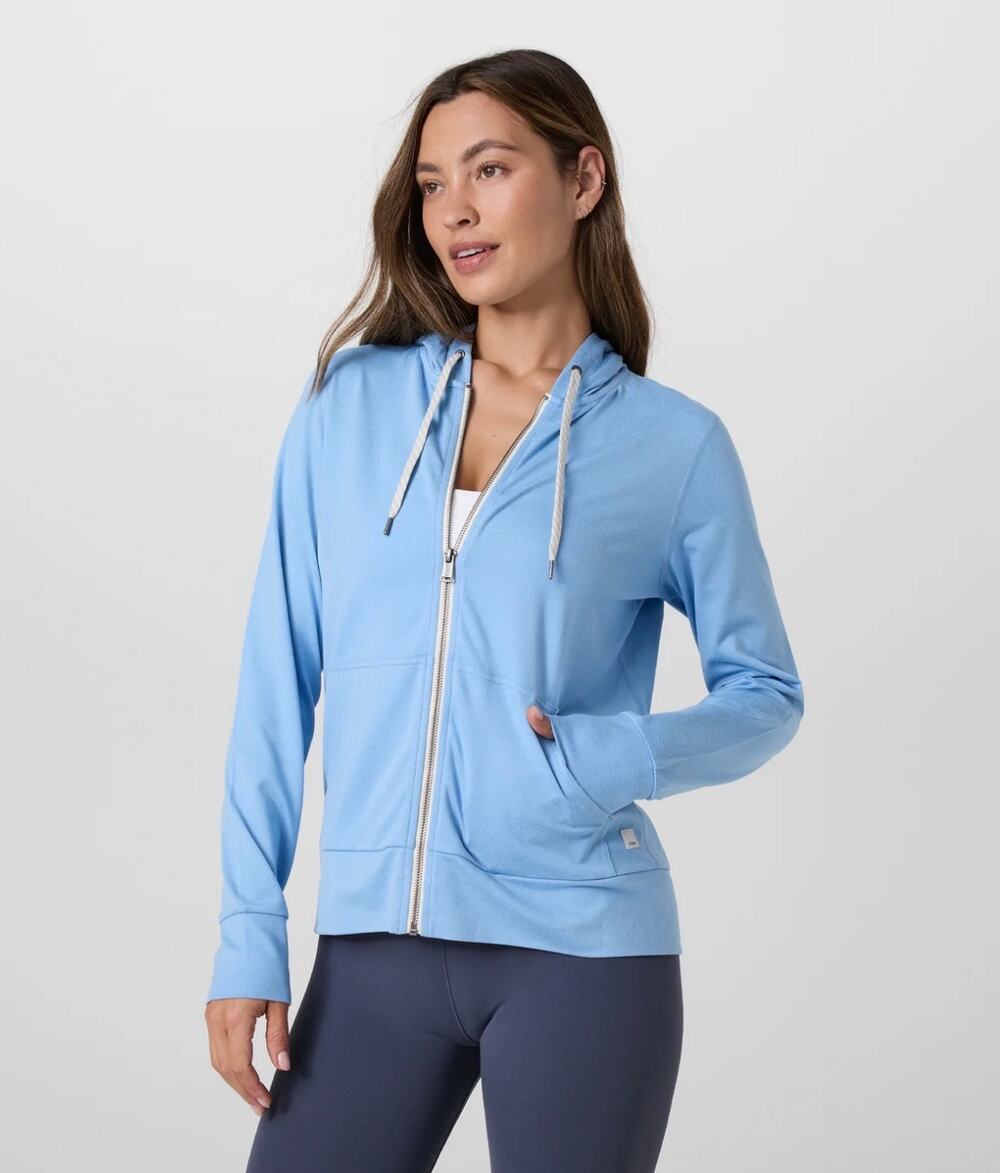 Halo Performance Hoodie 2.0 in Spring Heather Blue, Size Small